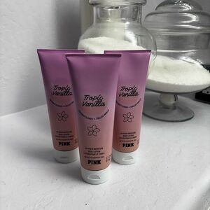 PINK Victoria's Secret Tropic Vanilla Body Lotion - Purple and Pink New